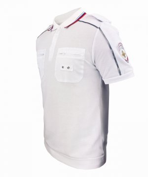 Превью Футболка поло полиции ДПС (белая) &mdash; 4