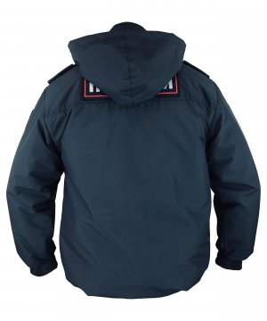 Превью Ветровка полиции синтепон нового образца с шевронами &mdash; 3