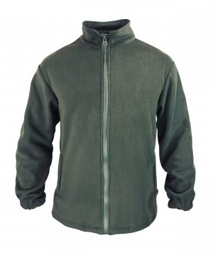 Толстовка флисовая олива &mdash; 1