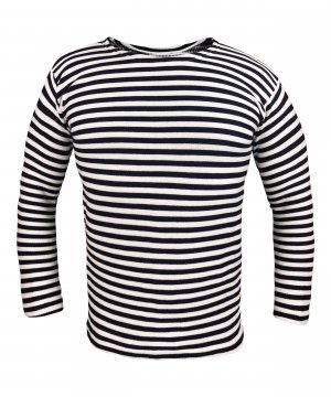 Тельняшка черная двойной вязи &mdash; 1