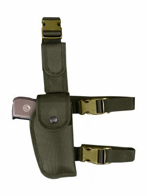 Кобура под ПМ набедренная текстильная (олива) &mdash; 1