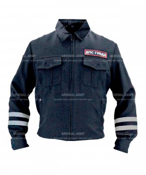 Куртка ДПС габардин с вышитыми шевронами (уценка) &mdash; 2