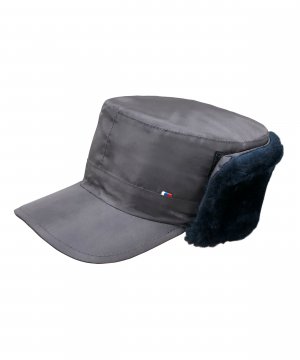 Кепи утепленная серая &mdash; 3