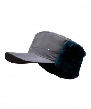 Превью Кепи утепленная серая &mdash; 5