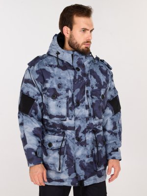 Куртка мох синяя с подстежкой &mdash; 1