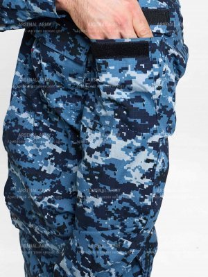 Куртка спецназ цифра синяя рипстоп (уценка) &mdash; 3