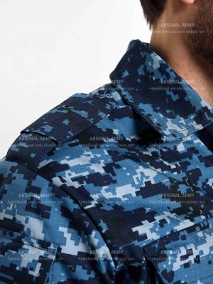 Превью Куртка спецназ цифра синяя рипстоп (уценка) &mdash; 4