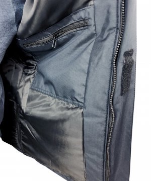 Превью Ветровка полиции синтепон удлиненная &mdash; 7