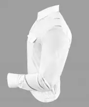 Превью Рубашка полиции мужская белая (длинный рукав) — 3