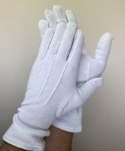 Превью Перчатки парадные белые — 4