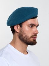 Превью Берет голубой катаный &mdash; 2