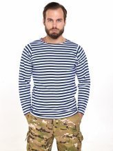 Тельняшка темно-синяя ВМФ с начесом