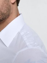 Превью Рубашка полиции мужская белая (короткий рукав) &mdash; 5