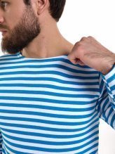 Тельняшка голубая с начесом — 3