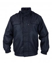 Превью Ветровка черная дюспо — 1