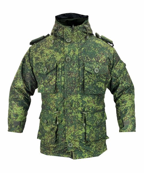 Куртка зимняя пиксель с подстежкой