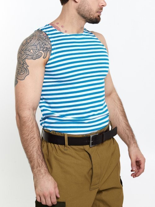 Майка тельняшка голубая &mdash; 2