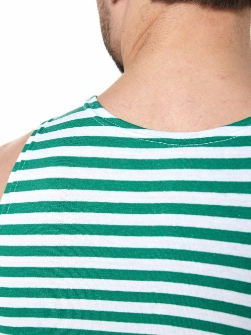 Майка тельняшка зеленая &mdash; 3