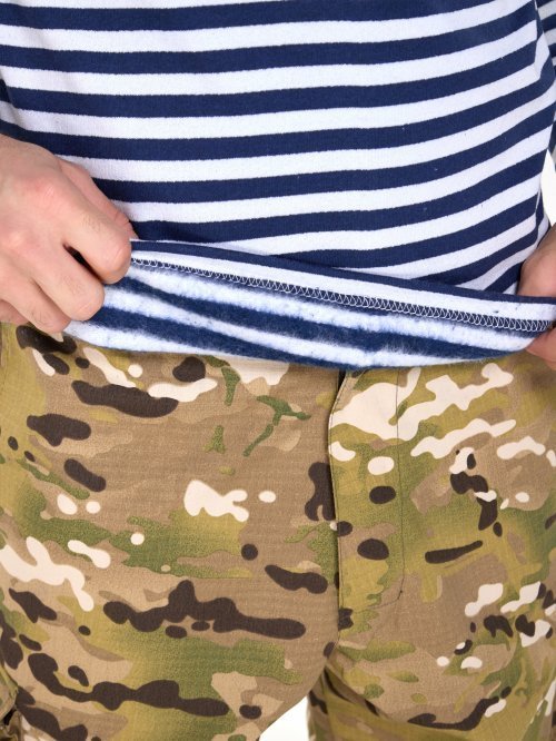 Тельняшка темно-синяя ВМФ с начесом &mdash; 5