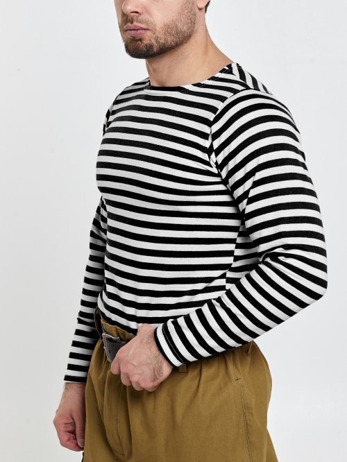 Тельняшка черная с начесом &mdash; 2