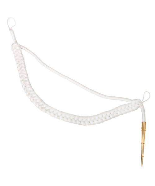 Аксельбант солдатский уставной шелк белый &mdash; 1