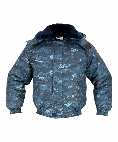 Куртка зимняя цифра синяя &mdash; 1