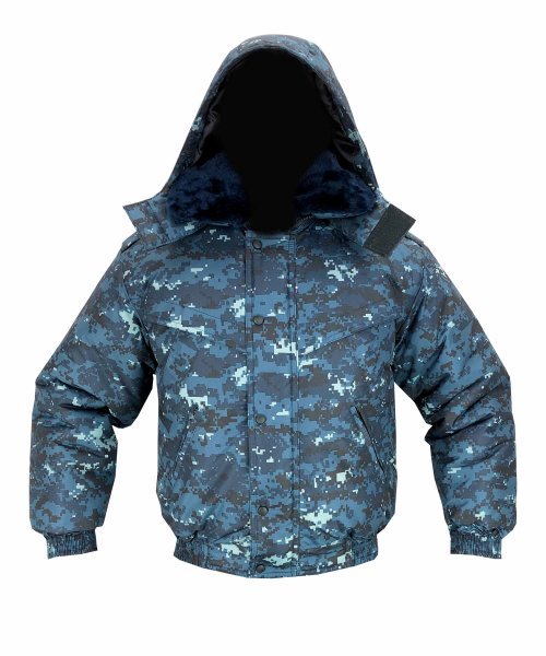 Куртка зимняя цифра синяя &mdash; 3