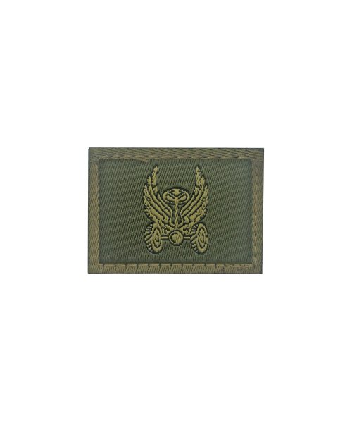 Эмблема автомобильные войска на липе зеленая