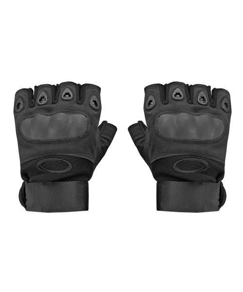 Перчатки беспалые защитные черные &mdash; 1