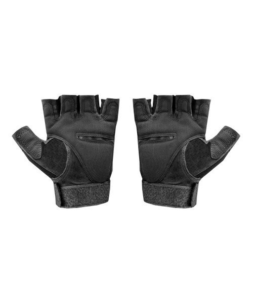 Перчатки беспалые защитные черные &mdash; 2