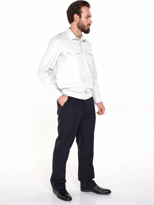 Рубашка полиции мужская белая (длинный рукав) &mdash; 2