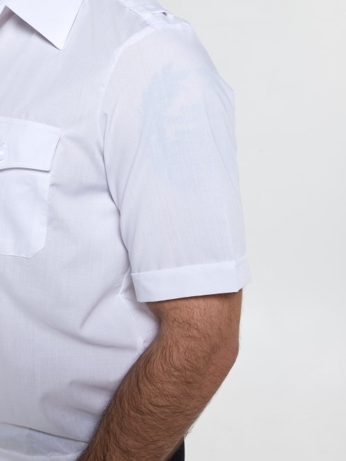 Рубашка полиции мужская белая (короткий рукав) &mdash; 4