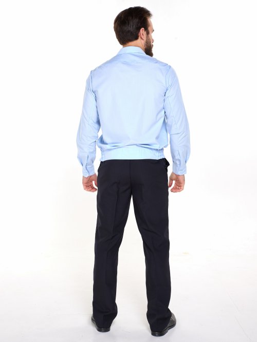 Рубашка полиции мужская голубая (длинный рукав) &mdash; 3