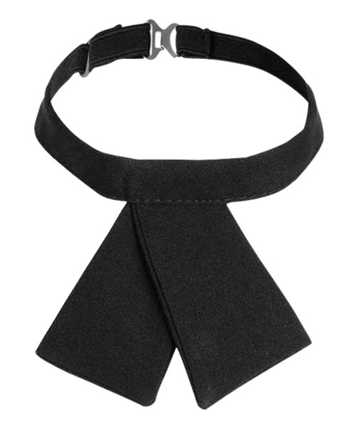 Галстук бант черный