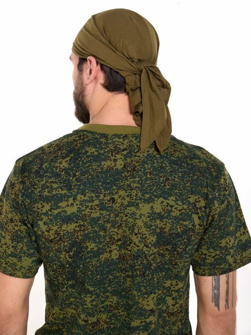 Бандана косынка оливковая