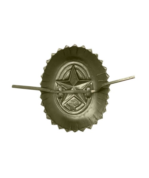 Кокарда орех МО металлическая зеленая &mdash; 2