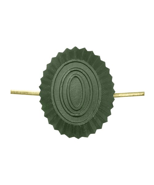 Кокарда орех МВД зеленая &mdash; 1