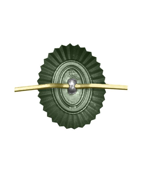 Кокарда орех МВД зеленая &mdash; 2