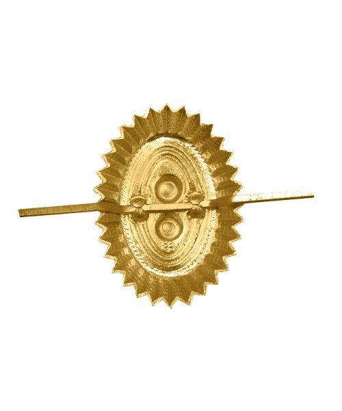 Кокарда орех ПВ офицерская желтая &mdash; 2