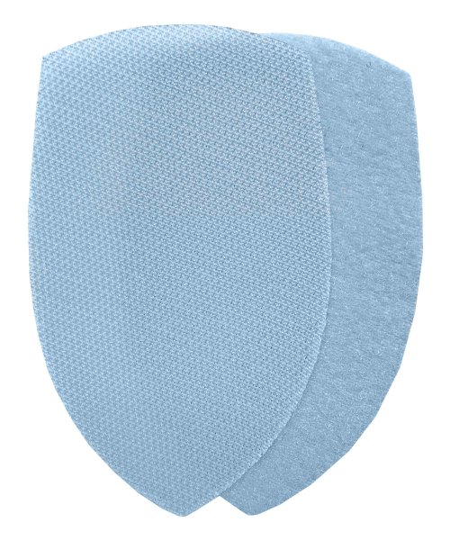 Лента липучая для шеврона голубая