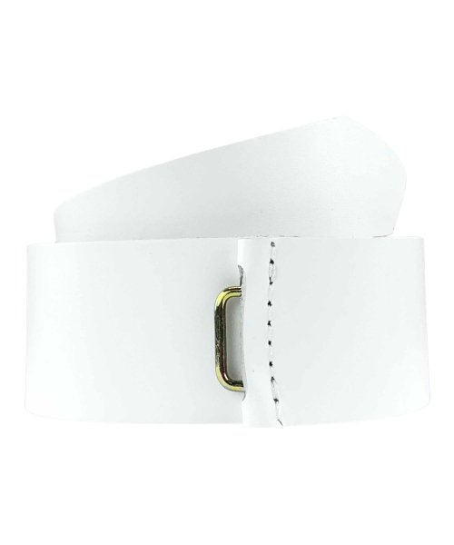 Ремень солдатский белый под бляху