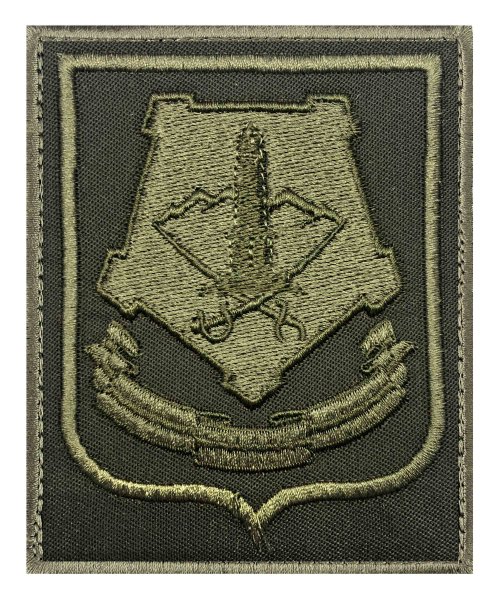 Шеврон вышитый Центральный округ полевой на липе