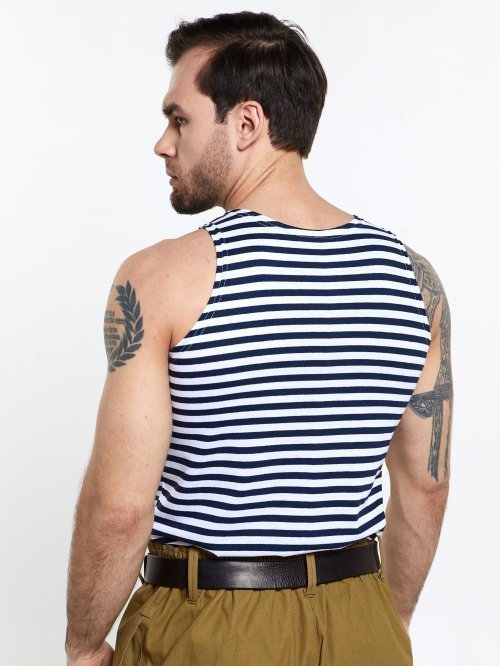 Майка-тельняшка темно-синяя ВМФ &mdash; 3