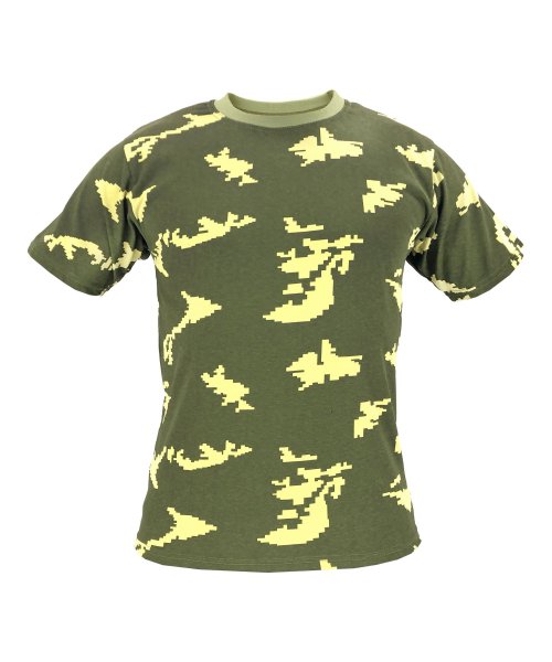 Футболка пограничника желтая березка