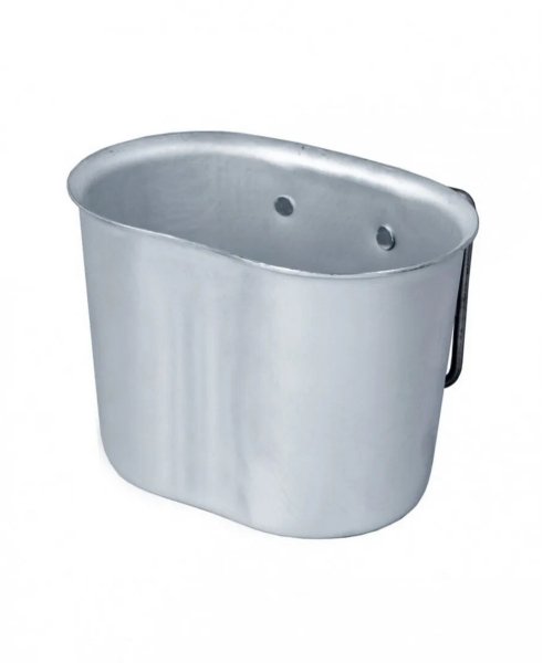 Фляжка мох пластиковая с алюминиевым котелком &mdash; 4