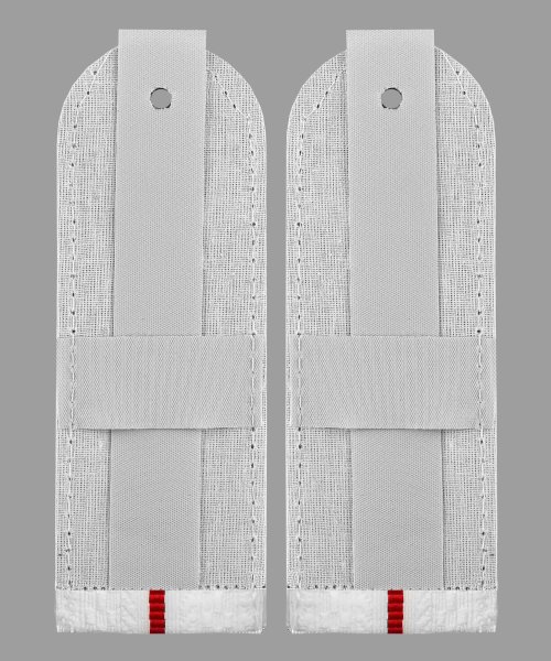 Погоны полиции белые один просвет картонные &mdash; 2