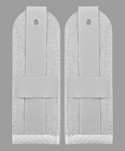 Погоны полиции рядовой белые картонные &mdash; 2