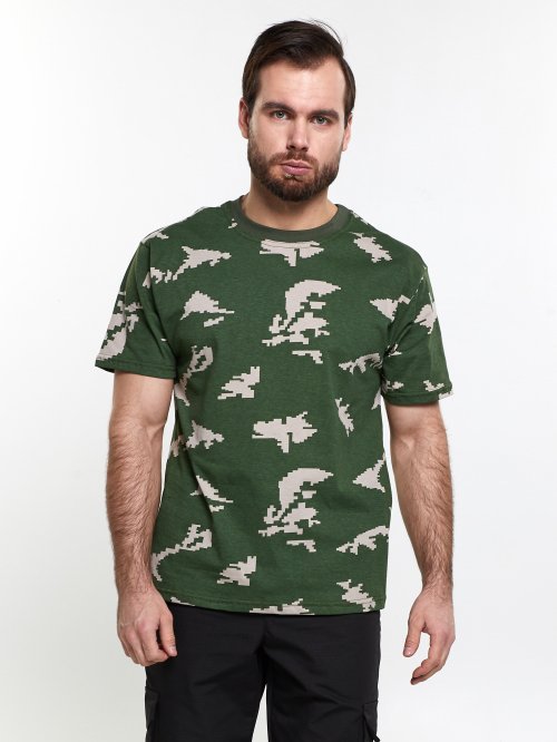 Футболка пограничника белая березка &mdash; 1