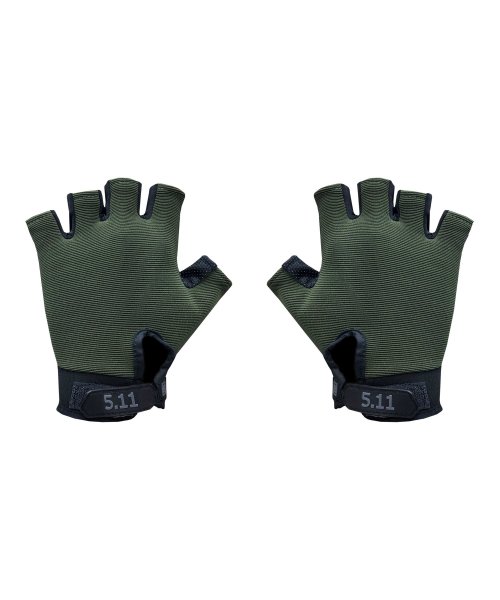 Перчатки 5.11 беспалые оливковые &mdash; 1
