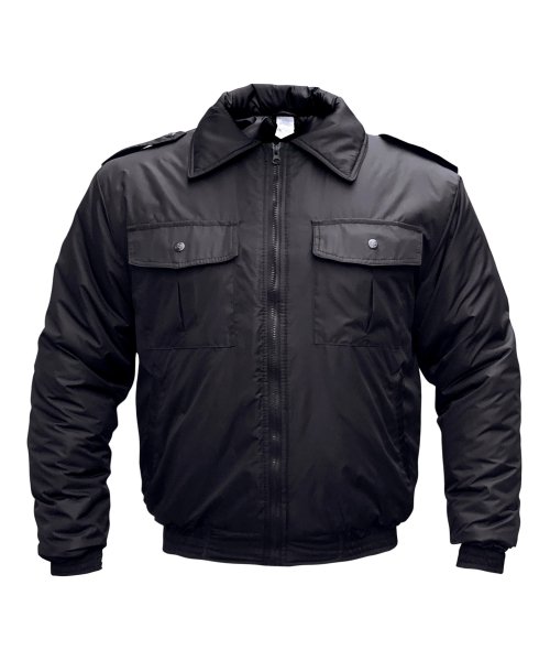 Ветровка черная дюспо на синтепоне &mdash; 1